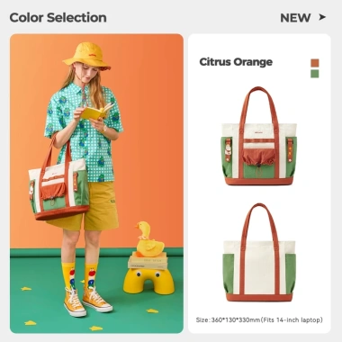 Túi Tote Mr.ace Homme GO DUCK Dung tích lớn - Đeo vai tiện cho đi làm & học, giảm giá 20% 7