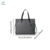 Túi Tote nam da PU, túi đeo vai thanh lịch giảm 19% ngày lễ mua sắm 392,040₫ 8