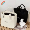 Túi Tote Nữ Canvas Trơn - Túi Mua Sắm, Đựng Đồ Ăn Trưa Dung Tích Lớn, Tái Sử Dụng, Giá 68.200đ 6