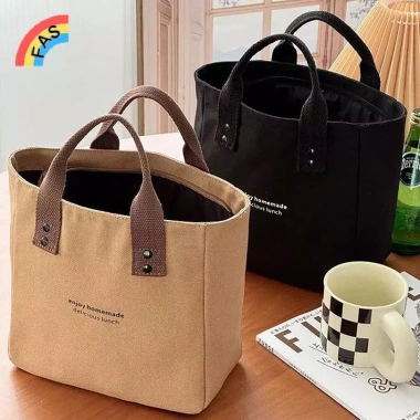 Túi Tote Nữ Canvas Trơn - Túi Mua Sắm, Đựng Đồ Ăn Trưa Dung Tích Lớn, Tái Sử Dụng, Giá 68.200đ 7 Túi Tote Nữ Canvas Trơn - Túi Mua Sắm, Đựng Đồ Ăn Trưa Dung Tích Lớn, Tái Sử Dụng, Giá 68.200đ 7