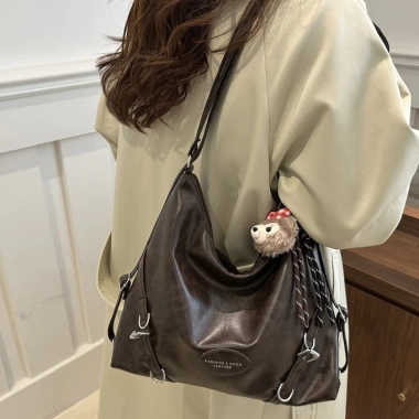 Túi tote nữ da mềm 3 trong 1 TX183 - Đeo chéo, vai, balo và charm Hàn Quốc 25k 5 Túi tote nữ da mềm 3 trong 1 TX183 - Đeo chéo, vai, balo và charm Hàn Quốc 25k 5