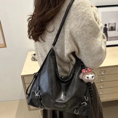 Túi tote nữ da mềm 3 trong 1 TX183 - Đeo chéo, vai, balo và charm Hàn Quốc 25k