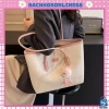 Túi tote nữ đeo vai in hình dễ thương kèm móc khóa thời trang, giá chỉ 79.000