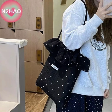 Túi Tote Nữ N2HAO Chấm Bi Dung Lượng Lớn - Kỳ Nghỉ, Xếp Ly, Túi Mua Sắm Đa Năng 2 Túi Tote Nữ N2HAO Chấm Bi Dung Lượng Lớn - Kỳ Nghỉ, Xếp Ly, Túi Mua Sắm Đa Năng 2