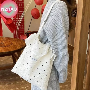 Túi Tote Nữ N2HAO Chấm Bi Dung Lượng Lớn - Kỳ Nghỉ, Xếp Ly, Túi Mua Sắm Đa Năng 6 Túi Tote Nữ N2HAO Chấm Bi Dung Lượng Lớn - Kỳ Nghỉ, Xếp Ly, Túi Mua Sắm Đa Năng 6
