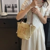 Túi Tote Nữ Retro Đa Năng Dung Tích Lớn Ống Hút Dệt Đeo Vai - Giá 117.720₫ 2