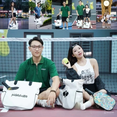 Túi Tote Pickleball Nam Nữ Du Lịch Vải Canvas Dễ Vệ Sinh - Giá ưu đãi 179k 4