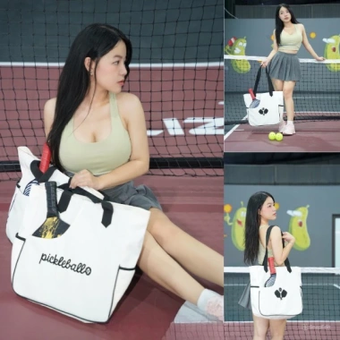 Túi Tote Pickleball Nam Nữ Du Lịch Vải Canvas Dễ Vệ Sinh - Giá ưu đãi 179k 6