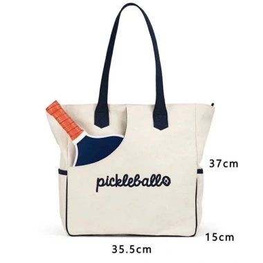 Túi Tote Pickleball Nam Nữ Du Lịch Vải Canvas Dễ Vệ Sinh - Giá ưu đãi 179k 10