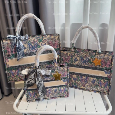 Túi Tote Thổ Cẩm Nhiều Màu 3 Size Siêu Hot - Thời Trang Đi Làm Đi Chơi 99.000