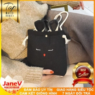 Túi Tote Thỏ Ulzzang Dễ Thương - Free ship, Giá ưu đãi 385.000 VNĐ