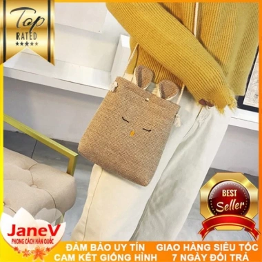 Túi Tote Thỏ Ulzzang Dễ Thương - Free ship, Giá ưu đãi 385.000 VNĐ 7 Túi Tote Thỏ Ulzzang Dễ Thương - Free ship, Giá ưu đãi 385.000 VNĐ 7