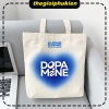 Túi tote vải bố canvas cotton Dopamine Dương Domic - Đeo vai thời trang Hàn Quốc, vừa A4, giảm giá 55.000₫