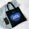 Túi tote vải bố canvas cotton Dopamine Dương Domic - Đeo vai thời trang Hàn Quốc, vừa A4, giảm giá 55.000₫ 4