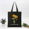 Túi tote vải bố canvas cotton Hàn Quốc - Đeo vai, đựng A4, phù hợp học & chơi, chỉ 49.000đ 5