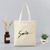 Túi tote vải bố canvas cotton Hàn Quốc - Đeo vai, đựng A4, phù hợp học & chơi, chỉ 49.000đ 6