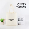 Túi tote vải bố in hình tùy chỉnh, đeo vai thời trang Hàn Quốc, vừa A4 75.000₫ 2