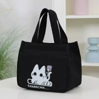 Túi Tote Vải Đa Năng Hoạt Hình MUQV cho Nhân Viên Văn Phòng Ăn Trưa Giá Ưu Đãi