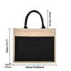 Túi Tote vải lanh in chữ vàng nổi bật, nhẹ gọn đi biển và mua sắm - Chỉ 70.200₫ 2