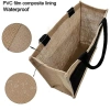 Túi Tote vải lanh in chữ vàng nổi bật, nhẹ gọn đi biển và mua sắm - Chỉ 70.200₫ 5