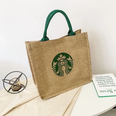 Túi Tote Vintage có đệm đáy giữ form, lót nội thất, thích hợp du lịch biển giá 39.000 VND 6
