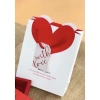 Túi Trái Tim Trắng Đựng Hộp Socola 9-12 Viên - Quà Tặng Valentine Giá 9.000 VND