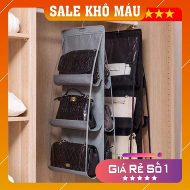Túi treo 6 ngăn đa năng chất liệu cao cấp, chống bụi, FREESHIP, giá 60.000đ