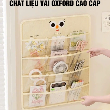 Túi treo đa năng 12 ngăn trong suốt dán tường chắc chắn UF734 - Giá chỉ 61.100₫ 2