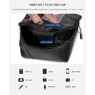 Túi Treo Đầu Xe Máy Chống Nước, Ngăn Đồ Tiện Dụng & Màng Cảm Ứng, Giá 55.000 VND 5