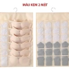 Túi treo đồ lót 2 mặt 30 ngăn tiện dụng - Giá chỉ 33.288₫, giảm mạnh 3