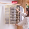 Túi Treo Đồ Lót JYoohome 2 Mặt 30 Ngăn - Giữ Tất, Vớ, Áo Lót, 2 Dây Tiện Lợi