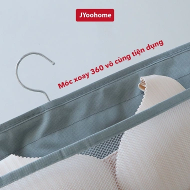 Túi Treo Đồ Lót JYoohome 2 Mặt 30 Ngăn - Giữ Tất, Vớ, Áo Lót, 2 Dây Tiện Lợi 5