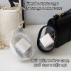 Túi tròn trong suốt đựng dây sạc & tai nghe - móc khóa treo, gọn gàng, tiết kiệm không gian, chỉ 40.000₫ 2