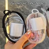 Túi tròn trong suốt đựng dây sạc & tai nghe - móc khóa treo, gọn gàng, tiết kiệm không gian, chỉ 40.000₫ 4