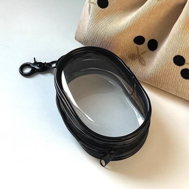 Túi Tròn Trong Suốt Đựng Tai Nghe, Dây Sạc - Chống Nước, Chống Bụi, Du Lịch, Có Móc Treo - Giá 15.999đ 10