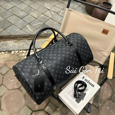 Túi trống du lịch da PU size 50 chống thấm nước, dây đeo chéo Sài Gòn - Giá 185k 2