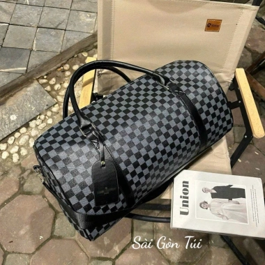 Túi trống du lịch da PU size 50 chống thấm nước, dây đeo chéo Sài Gòn - Giá 185k 4