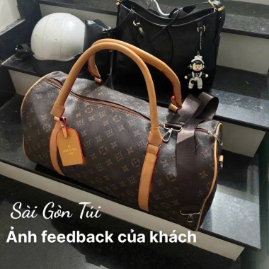 Túi trống du lịch da PU size 50 chống thấm nước, dây đeo chéo Sài Gòn - Giá 185k 8
