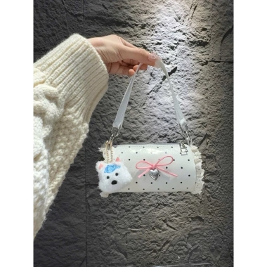 Túi trống mini đeo chéo chấm bi tim nơ 5 màu xinh dễ thương - Giá chỉ 79.000đ 4 Túi trống mini đeo chéo chấm bi tim nơ 5 màu xinh dễ thương - Giá chỉ 79.000đ 4