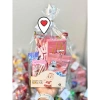 Túi trong suốt đế giấy hình ngộm đựng bánh quy 10 cái - Giá 26.000 VNĐ, giảm giá 3