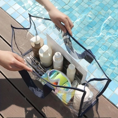 Túi trong suốt PVC tiện lợi cho đồ đi biển, đi bơi giá chỉ 48.500đ