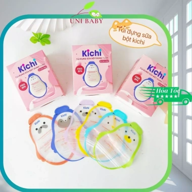 Túi trữ sữa bột Kichilachi 30 túi 50g tiệt trùng Uni Baby - Tiện lợi cho bé