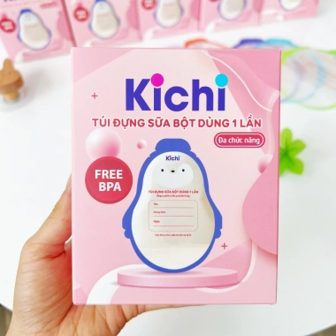 Túi trữ sữa bột Kichilachi 30 túi 50g tiệt trùng Uni Baby - Tiện lợi cho bé 6 Túi trữ sữa bột Kichilachi 30 túi 50g tiệt trùng Uni Baby - Tiện lợi cho bé 6