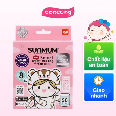 Túi trữ sữa Sunmum 250ml - 50 túi/hộp, bảo quản an toàn, giá ưu đãi 115.000 VND 2 Túi trữ sữa Sunmum 250ml - 50 túi/hộp, bảo quản an toàn, giá ưu đãi 115.000 VND 2