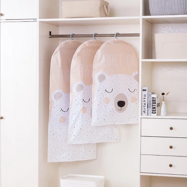 Túi trùm PEVA chống bụi, thấm nước, khoá kéo, treo đồ - Giá chỉ 40.000đ