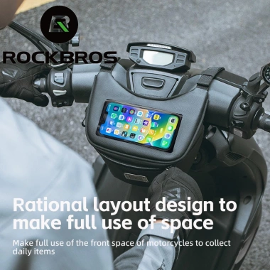 Túi trước 2L màn hình cảm ứng cho xe máy ROCKBROS - Dễ lắp, chịu nước, giảm giá tới 20%
