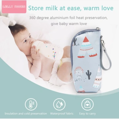 Túi ủ bình sữa 3 lớp giữ nhiệt, chống thấm – phù hợp Avent, Dr Browns, Moy, 72.280₫ 8