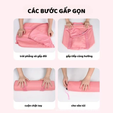 Túi và Chậu Ngâm Chân Giữ Nhiệt Vải Oxford Gấp Gọn - Chống Thấm, Giảm Mệt Mỏi 8