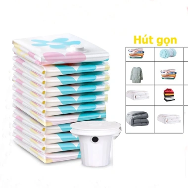 Túi và Máy Hút Chân Không Quần Áo - Chống Mốc, Tiết Kiệm Diện Tích, Giá 18.899₫