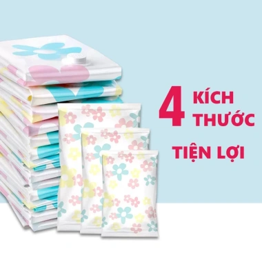 Túi và Máy Hút Chân Không Quần Áo - Chống Mốc, Tiết Kiệm Diện Tích, Giá 18.899₫